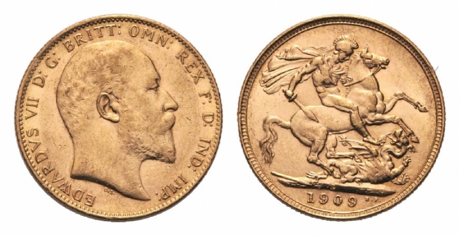 Sterlina d'Oro Edoardo VII